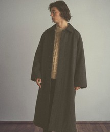 CLANE | 【CLANE HOMME Exclusive/クラネ オム エクスクルーシブ】 Padded Balmacaan Coat(パデット バルマカーンコート)(チェスターコート)