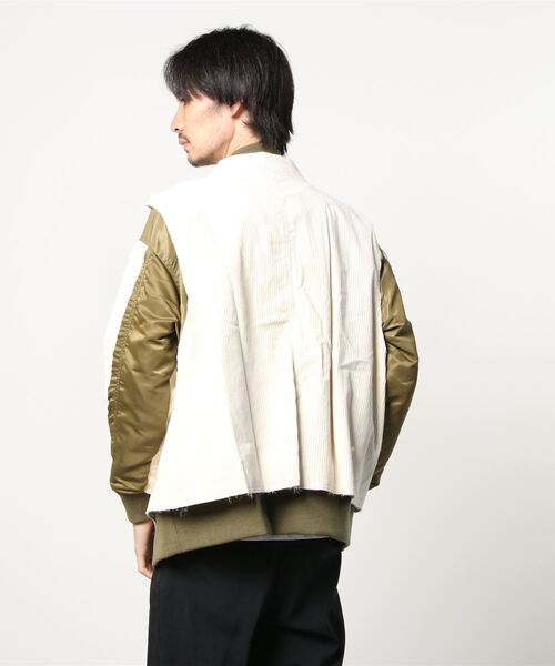 amok(アモク)の「amok /アモク/ERROR DOCKING JKT(ブルゾン・メンズ・カーキ・MEDIUM)」の4枚目の写真