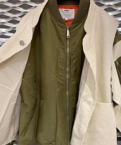 amok(アモク)の「amok /アモク/ERROR DOCKING JKT(ブルゾン・メンズ・カーキ・MEDIUM)」の5枚目の写真