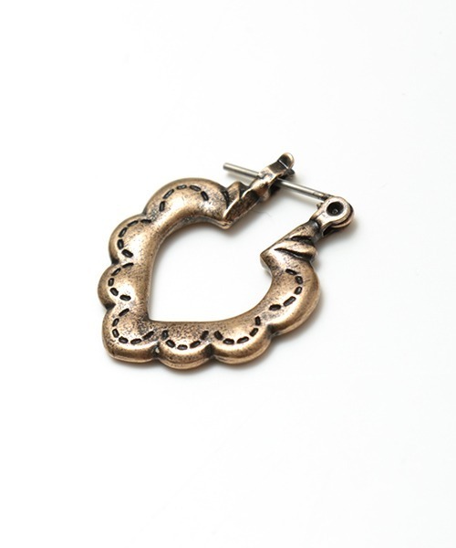 チチカカ(チチカカ)の「アンティークハートピアス(ピアス(両耳用)・レディース・シルバー/ゴールド・FREE)」の6枚目の写真