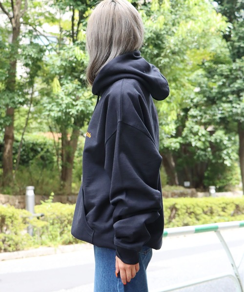 PACCBETT/ラスべート MENS COTTON EMB HOODIE KNIT ロゴ刺繍 裏毛 パーカー 人気を誇る ラスベートの毛 ニット/セーター