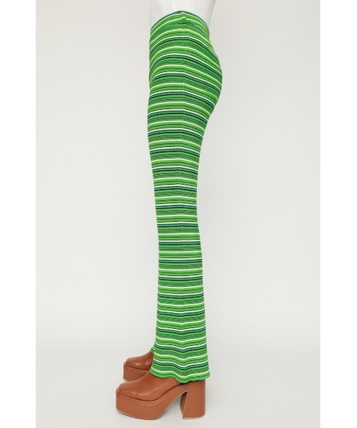 SLY（スライ）の「RANDOM BORDER KNIT PT ランダムボーダー