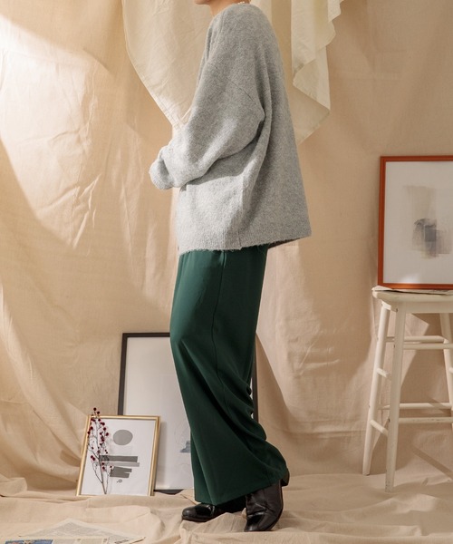 Adoon plain（アドーンプレーン）の「【Adoon plain】モヘアライクカーディガン（カーディガン/ボレロ・メンズ・ライトグレー/ブルー/グリーン/ライトベージュ・MEDIUM/LARGE）」の22枚目の写真