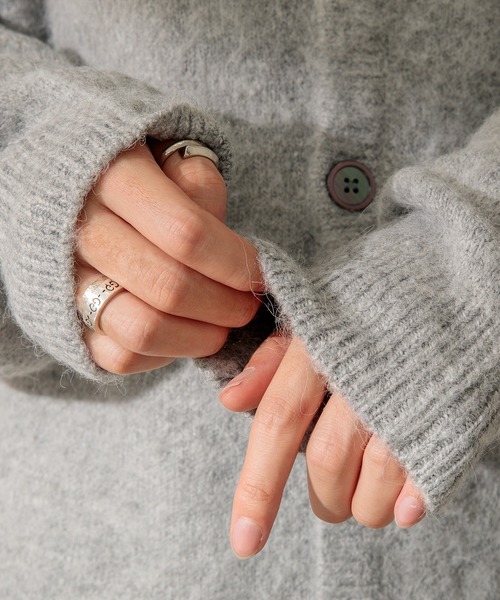 Adoon plain（アドーンプレーン）の「【Adoon plain】モヘアライクカーディガン（カーディガン/ボレロ・メンズ・ライトグレー/ブルー/グリーン/ライトベージュ・MEDIUM/LARGE）」の12枚目の写真