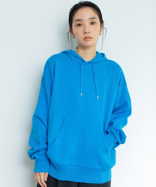 audrey and john wad(オードリーアンドジョンワッド)の「【Audrey and John Wad】カシミヤ混ニットパーカー -ウォッシャブル-(パーカー・レディース・ブラック/レッド/サックスブルー/ライトベージュ/グレイッシュベージュ・FREE)」の6枚目の写真