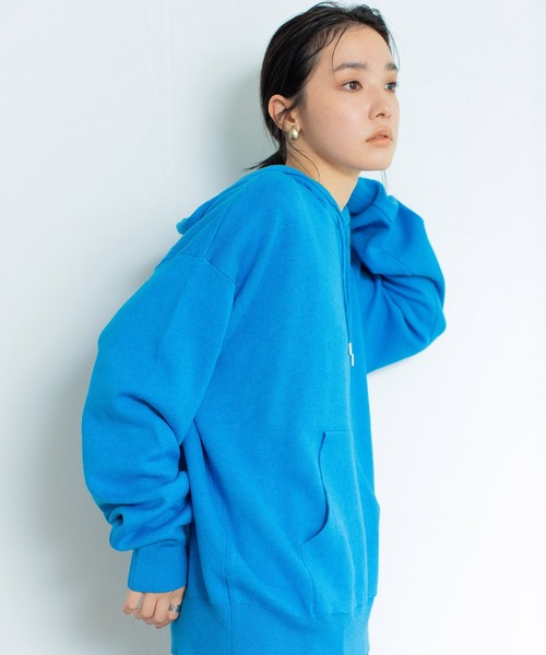 audrey and john wad(オードリーアンドジョンワッド)の「【Audrey and John Wad】カシミヤ混ニットパーカー -ウォッシャブル-(パーカー・レディース・ブラック/レッド/サックスブルー/ライトベージュ/グレイッシュベージュ・FREE)」の16枚目の写真