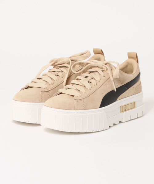 PUMA（プーマ）の「PUMA プーマ メイズ インフューズ ウィメンズ スニーカー（スニーカー・レディース・ベージュ系その他・23.5cm/24.5cm/25.5cm/22.0cm/23.0cm/22.5cm/24.0cm/25.0cm）」の2枚目の写真