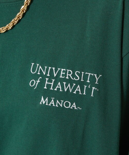 FREAK'S STORE（フリークスストア）の「HAWAII LONG SLEEVE TEE/ハワイロングスリーブTシャツ(プリントロンＴ)（Tシャツ/カットソー・レディース・ホワイト/オリーブ/グリーン/ブルーグリーン/オフホワイト/ナチュラル・ﾌﾘ-）」の17枚目の写真