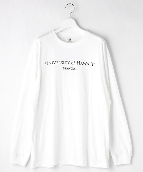 FREAK'S STORE（フリークスストア）の「HAWAII LONG SLEEVE TEE/ハワイロングスリーブTシャツ(プリントロンＴ)（Tシャツ/カットソー・レディース・ホワイト/オリーブ/グリーン/ブルーグリーン/オフホワイト/ナチュラル・ﾌﾘ-）」の16枚目の写真