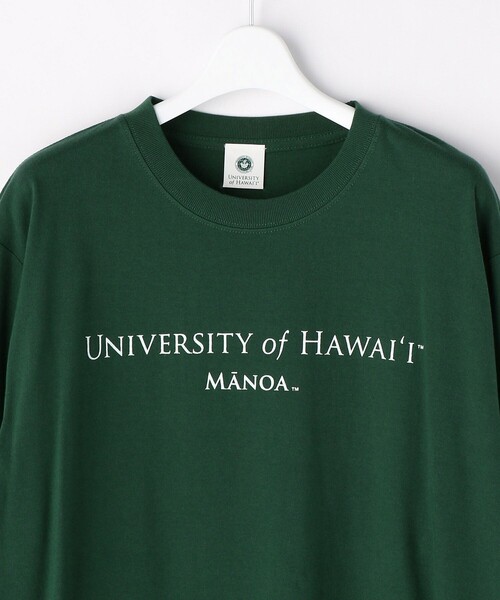 FREAK'S STORE（フリークスストア）の「HAWAII LONG SLEEVE TEE/ハワイロングスリーブTシャツ(プリントロンＴ)（Tシャツ/カットソー・レディース・ホワイト/オリーブ/グリーン/ブルーグリーン/オフホワイト/ナチュラル・ﾌﾘ-）」の13枚目の写真