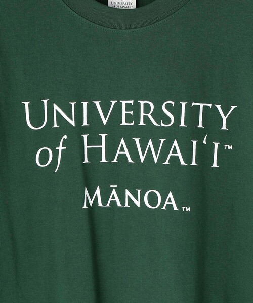 FREAK'S STORE（フリークスストア）の「HAWAII LONG SLEEVE TEE/ハワイロングスリーブTシャツ(プリントロンＴ)（Tシャツ/カットソー・レディース・ホワイト/オリーブ/グリーン/ブルーグリーン/オフホワイト/ナチュラル・ﾌﾘ-）」の10枚目の写真