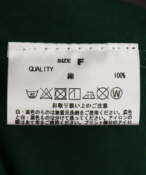 FREAK'S STORE（フリークスストア）の「HAWAII LONG SLEEVE TEE/ハワイロングスリーブTシャツ(プリントロンＴ)（Tシャツ/カットソー・レディース・ホワイト/オリーブ/グリーン/ブルーグリーン/オフホワイト/ナチュラル・ﾌﾘ-）」の7枚目の写真