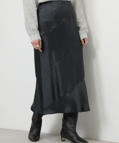 mici（ミチ）の「(mici)エスカルゴスカート（スカート・レディース・ネイビー/ブルー・SMALL/MEDIUM）」の2枚目の写真