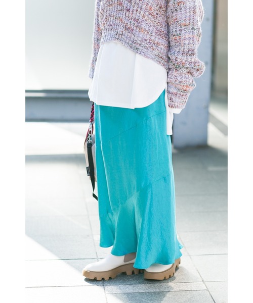 mici（ミチ）の「(mici)エスカルゴスカート（スカート・レディース・ネイビー/ブルー・SMALL/MEDIUM）」の9枚目の写真