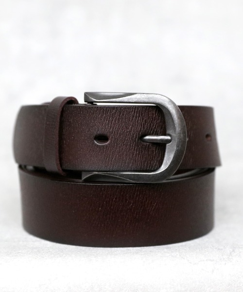 8(eight)(エイト)の「カラーレザーベルト(ベルト・メンズ・キャメル/ネイビー/グリーン/ワインレッド/ブラック/ダークブラウン・FREE)」の2枚目の写真