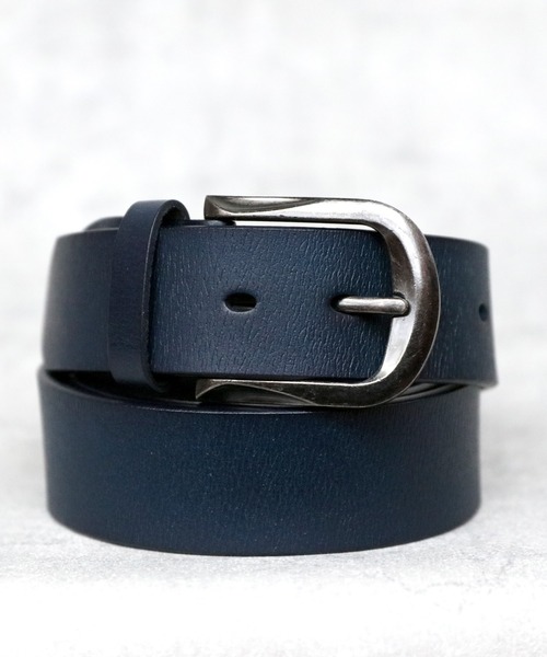 8(eight)(エイト)の「カラーレザーベルト(ベルト・メンズ・キャメル/ネイビー/グリーン/ワインレッド/ブラック/ダークブラウン・FREE)」の4枚目の写真