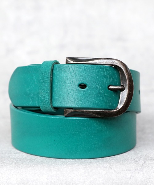 8(eight)(エイト)の「カラーレザーベルト(ベルト・メンズ・キャメル/ネイビー/グリーン/ワインレッド/ブラック/ダークブラウン・FREE)」の3枚目の写真