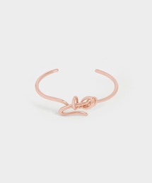 ツートーンスカルプチャー カフブレスレット / Two-Tone Sculptural Cuff Bracelet