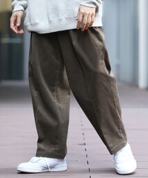 FREAK'S STORE | WEB限定 タックワイドシルエット コーデュロイパンツ/タックパンツ/バルーンシルエット(その他パンツ)