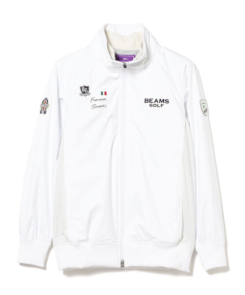 BEAMS GOLF（ビームスゴルフ）の「＜MEN＞BEAMS GOLF PURPLE LABEL / タラッティー 3WAY ブルゾン（ブルゾン・メンズ・ホワイト/ネイビー・SMALL/MEDIUM/LARGE/X-LARGE）」の4枚目の写真
