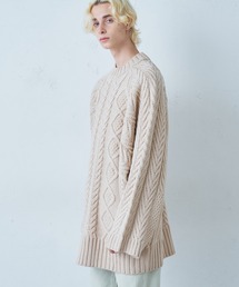 Lui's | ケーブル編みドルマンニット(ニット/セーター)