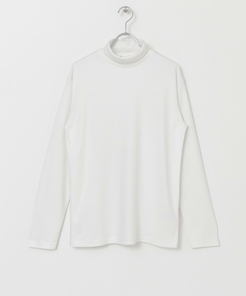 URBAN RESEARCH Sonny Label（アーバンリサーチサニーレーベル）の「『UR TECH』フライス編タートルプルオーバー（Tシャツ/カットソー・メンズ・ブラック/ブラウン/オフホワイト・MEDIUM/LARGE）」の14枚目の写真