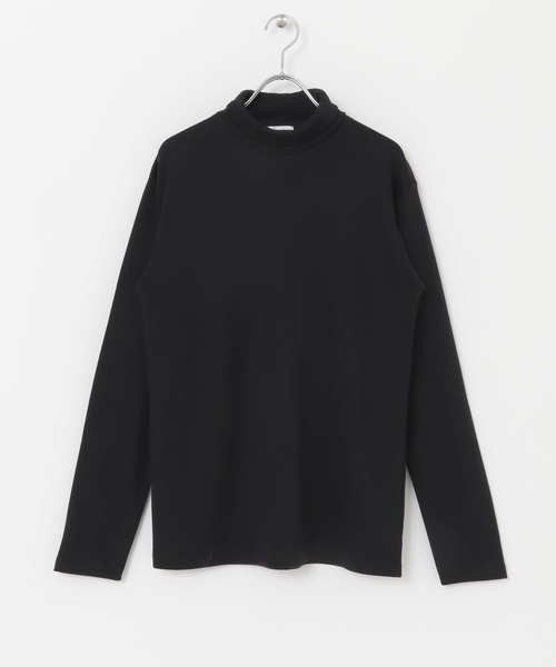 URBAN RESEARCH Sonny Label（アーバンリサーチサニーレーベル）の「『UR TECH』フライス編タートルプルオーバー（Tシャツ/カットソー・メンズ・ブラック/ブラウン/オフホワイト・MEDIUM/LARGE）」の12枚目の写真