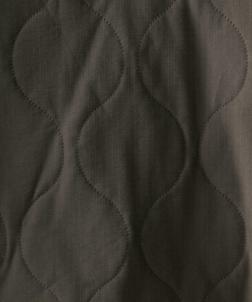 SITRY（シトリー）の「Ripstop quilting jacket/リップストップ キルトジャケット（ミリタリージャケット・メンズ・ブラック/オリーブ/カーキ・M/L/XL）」の4枚目の写真