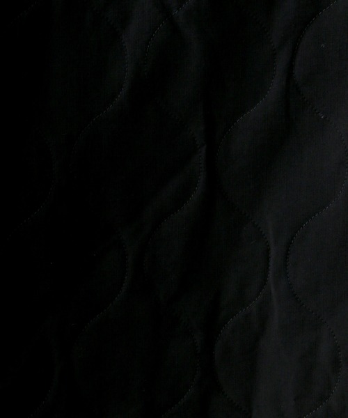 SITRY（シトリー）の「Ripstop quilting jacket/リップストップ キルトジャケット（ミリタリージャケット・メンズ・ブラック/オリーブ/カーキ・M/L/XL）」の11枚目の写真