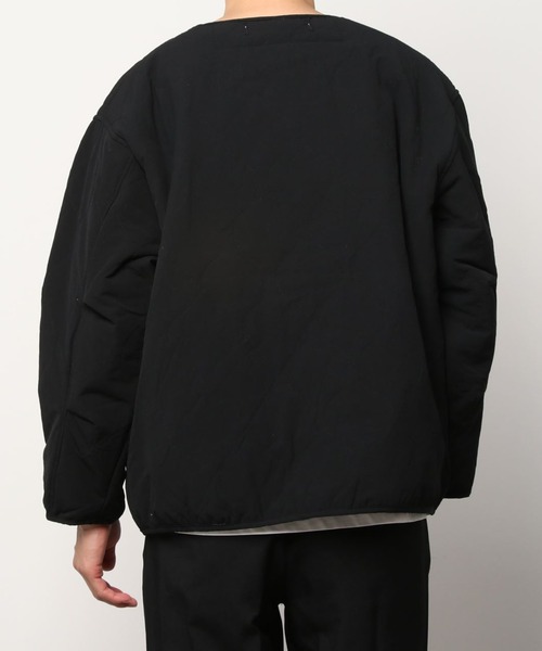 SITRY（シトリー）の「Ripstop quilting jacket/リップストップ キルトジャケット（ミリタリージャケット・メンズ・ブラック/オリーブ/カーキ・M/L/XL）」の6枚目の写真