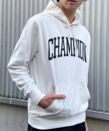 Champion チャンピオン プリントプルオーバー 裏毛スウェットパーカー