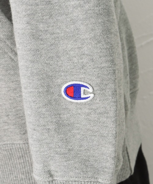 Champion（チャンピオン）の「Champion チャンピオン プリントプルオーバー 裏毛スウェットパーカー（パーカー・メンズ・ホワイト/ブラック/グレー・M/L/XL）」の15枚目の写真