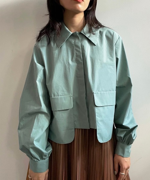Ameri（アメリ）の「PROTRUSIVE POCKET SHIRT（シャツ/ブラウス）」 - WEAR