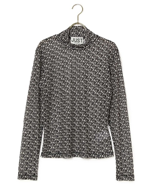 MADEMOISELLE ROPE'(マドモアゼル ロペ)の「【JUST FEMALE】プリントチュールタートルネック(Tシャツ/カットソー・レディース・ブルー・FREE)」の9枚目の写真