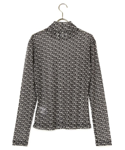 MADEMOISELLE ROPE'(マドモアゼル ロペ)の「【JUST FEMALE】プリントチュールタートルネック(Tシャツ/カットソー・レディース・ブルー・FREE)」の8枚目の写真