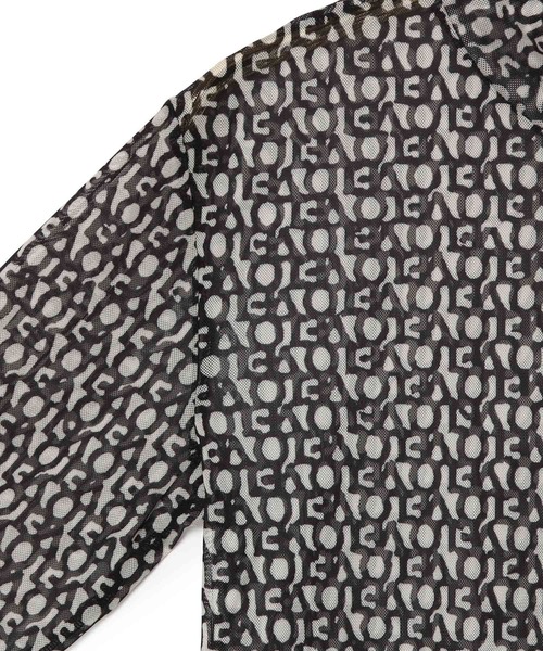 MADEMOISELLE ROPE'(マドモアゼル ロペ)の「【JUST FEMALE】プリントチュールタートルネック(Tシャツ/カットソー・レディース・ブルー・FREE)」の5枚目の写真