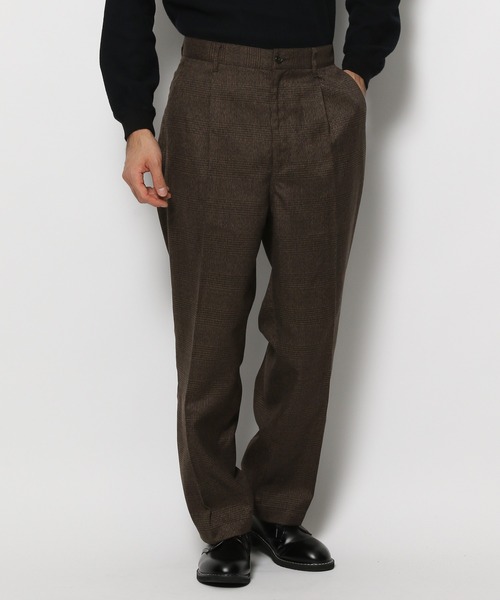 niko and...（ニコアンド）の「テーパードチェックパンツ（スラックス・メンズ・ブラウン/グレー/グリーン・MEDIUM/LARGE）」の19枚目の写真