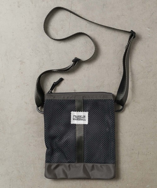 FRANKLIN & MARSHALL（フランクリンマーシャル）の「【Fl】【FRANKLIN&MARSHALL】Mesh Mini shoulder（ショルダーバッグ・レディース・ブラック/グレー/ベージュ・FREE）」の9枚目の写真