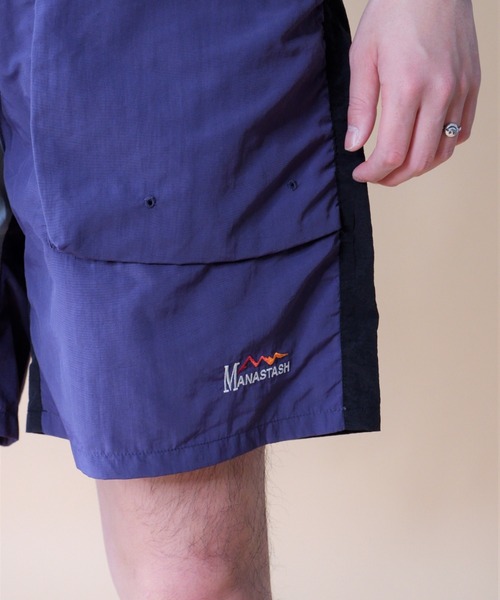 MANASTASH（マナスタッシュ）の「MANASTASH/マナスタッシュ　RIVER SHORTS リバーショーツ　7126029（その他パンツ・メンズ・ブラック/パープル/グレー/カーキ/その他・MEDIUM/LARGE/X-LARGE）」の14枚目の写真