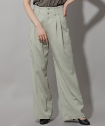 Munich | テンセルトリアセテートデニム　タックワイドパンツ(デニムパンツ)