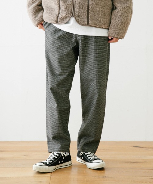 ITEMS URBANRESEARCH(アイテムズ アーバンリサーチ)の「起毛チェック TRスラックス(その他パンツ・メンズ・ブラウン/オフホワイト/ブラック・MEDIUM/LARGE)」の1枚目の写真