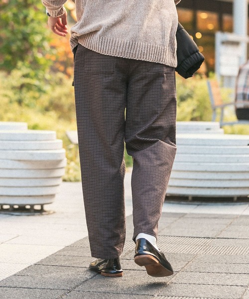 ITEMS URBANRESEARCH(アイテムズ アーバンリサーチ)の「起毛チェック TRスラックス(その他パンツ・メンズ・ブラウン/オフホワイト/ブラック・MEDIUM/LARGE)」の5枚目の写真