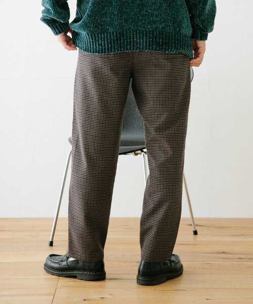 ITEMS URBANRESEARCH(アイテムズ アーバンリサーチ)の「起毛チェック TRスラックス(その他パンツ・メンズ・ブラウン/オフホワイト/ブラック・MEDIUM/LARGE)」の7枚目の写真