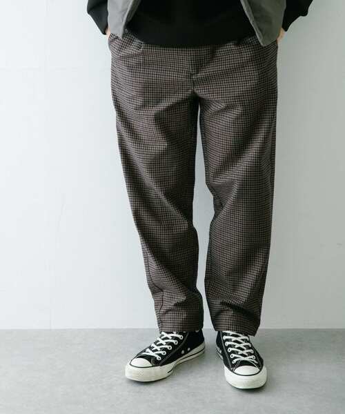 ITEMS URBANRESEARCH(アイテムズ アーバンリサーチ)の「起毛チェック TRスラックス(その他パンツ・メンズ・ブラウン/オフホワイト/ブラック・MEDIUM/LARGE)」の9枚目の写真