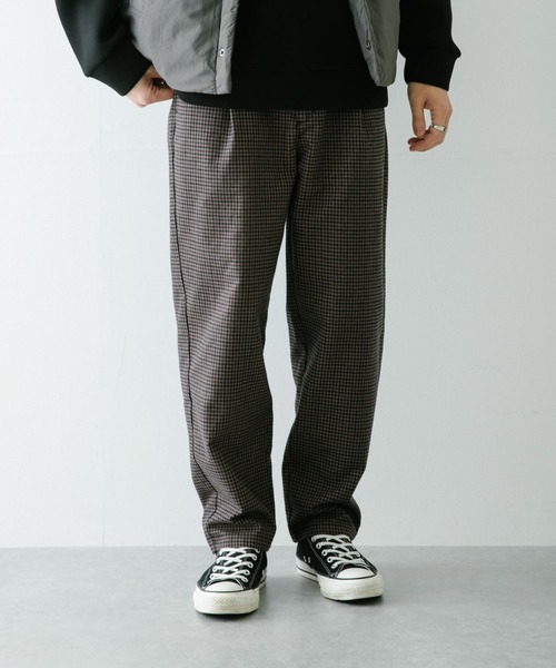ITEMS URBANRESEARCH(アイテムズ アーバンリサーチ)の「起毛チェック TRスラックス(その他パンツ・メンズ・ブラウン/オフホワイト/ブラック・MEDIUM/LARGE)」の10枚目の写真