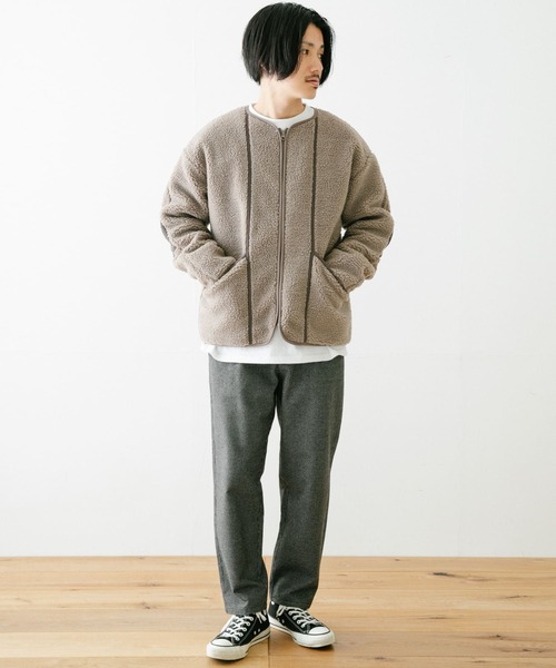 ITEMS URBANRESEARCH(アイテムズ アーバンリサーチ)の「起毛チェック TRスラックス(その他パンツ・メンズ・ブラウン/オフホワイト/ブラック・MEDIUM/LARGE)」の16枚目の写真