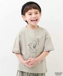【PEANUTS】BIG スヌーピー柄Tシャツ