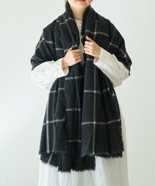 ▲【 AMB100貨 】チェックブランケット