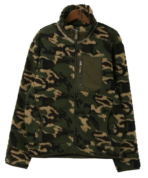 LUXSTYLE(ラグスタイル)の「シープボアフリースレトロジャケット(ブルゾン・メンズ・ベージュ/アイボリー・M/L/XL)」の15枚目の写真