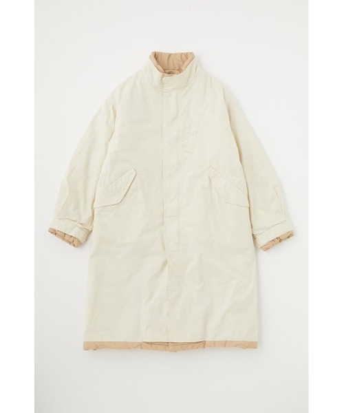 MOUSSY（マウジー）の「REVERSIBLE PUFFER ロング コート（モッズコート・レディース・ブラック/アイボリー・1/2）」の3枚目の写真